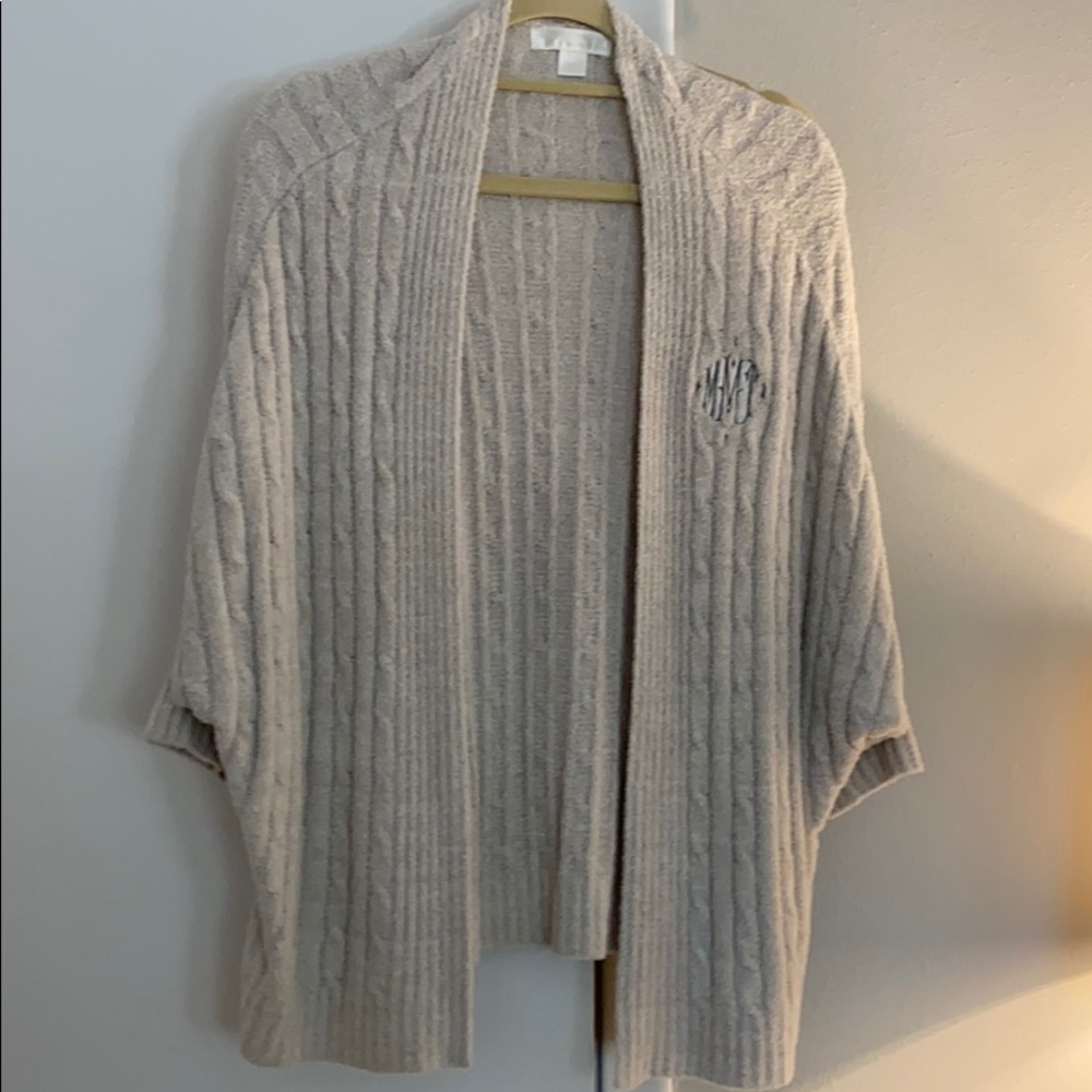 Monogrammed Barefoot Dreams Cardigan